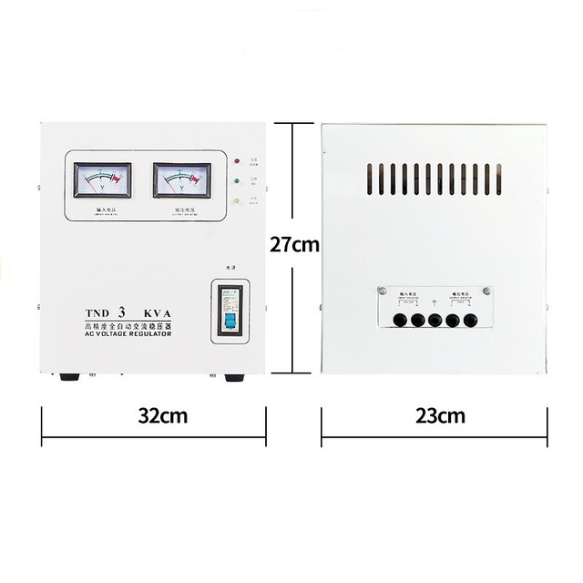 Stabilized Voltage Output 220V Single Phase 3KVA 5KVA 10KVA 15KVA 20KVA 30KVA 40KVA 50KVA 60KVA SVC Automatic Voltage Stabilizer
