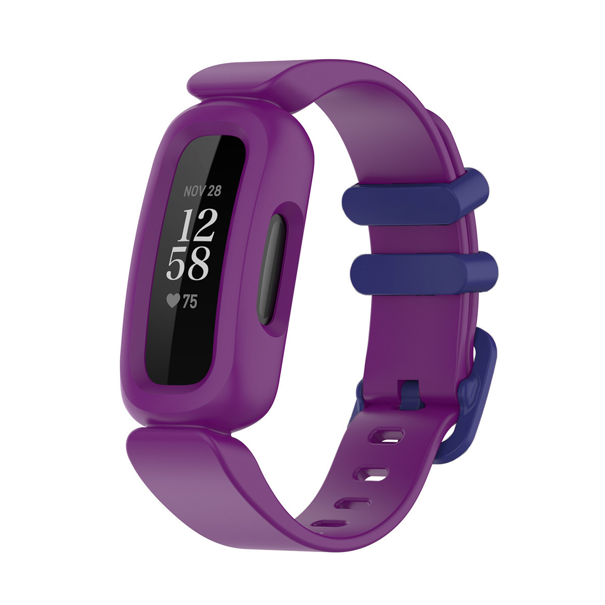 Boucle bleu foncé violet raisin