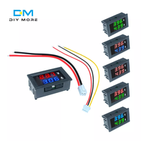 Voltímetro y Amperímetro Digital DC 0-100V 0-10A, Medidor de Voltaje y Corriente para Auto, Moto, Bicicleta Eléctrica 12V 24V 36V 48V, Probador de Batería