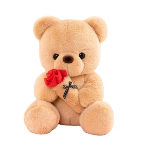 Ours en peluche personnalisé en coton PP doux avec logo, animal en peluche, cadeau promotionnel, certifié EN71 CE, usine OEM - Product Image 2