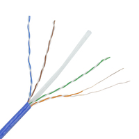 Câble LAN Cat6 haute vitesse, câble Ethernet Cat6 CCA 25 AWG 4 paires 305 m 1000 pi UTP, câble réseau Cat6 intérieur