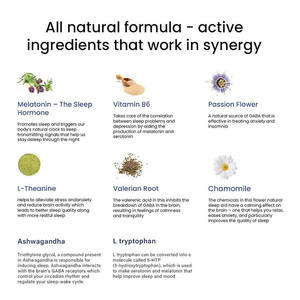 Formule de complément alimentaire végétalien entièrement naturel OEM/ODM pour soutenir la réponse au stress, l'humeur et le sommeil – Bandes orales de mélatonine pour adultes - Product Image 3