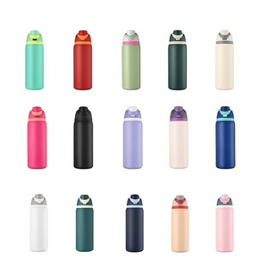 SilverJet Stainless Steel Insulated Water <b>Bottle</b> 24oz Vacuum <b>Flask</b> Leak Proof Autoseal Lid Travel Mug For Outdoor Office Gym - Product Image 2