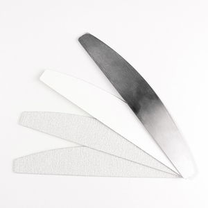 Dũa móng thép không gỉ hai mặt có thể tháo rời, tùy chỉnh, kim loại, tái sử dụng - Product Image 1