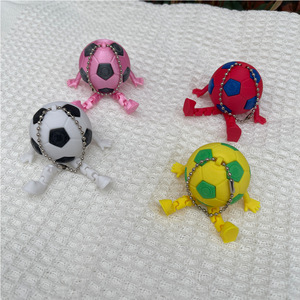 พวงกุญแจรูปลูกฟุตบอลพิมพ์ 3 มิติ MSYO ข้อต่อขยับได้ ของเล่นรูปนักฟุต<span class=keywords><strong>บอล</strong></span> ตกแต่งกระเป๋า สำหรับแฟนกีฬา ฟุตบอล<span class=keywords><strong>โลก</strong></span> - Product Image 1