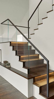 Luxseal Garde-corps en verre Offre Spéciale Design moderne Canal en U en aluminium pour balcon terrasse Rampes de balcon en verre Rampe d'escalier en verre