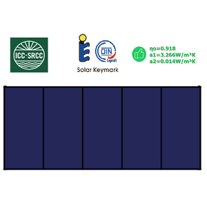 Panel de Calentador Solar de Agua con Colector Térmico de Placa Plana de Alta Eficiencia para Grandes Proyectos Solares - Product Image 2