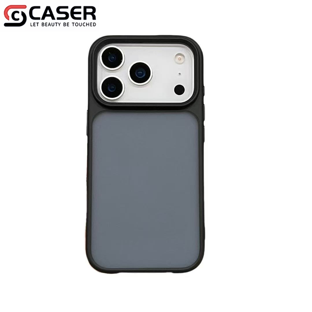 New 17 Series Trendy Black Armor Full Coverange Protection Matte Skin Feeling Waterproof Phonecase for iphone 17pm/pro/air