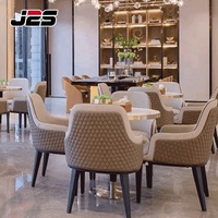 Fauteuil Lounge Individuel Style Nordique Moderne en Métal et Bois pour Projets Hôteliers et Restaurants