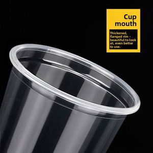 Gobelets en plastique jetables 16oz haute définition, résistants, transparents 90mm, pour dégustation, exposition d'art, événement vinier, bord lisse, personnalisables professionnellement - Product Image 2