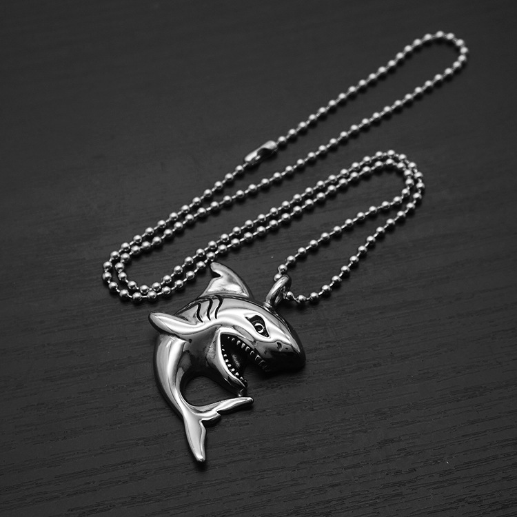 Pendentif + chaîne perle ronde 60CM