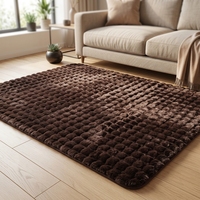 Tapis moelleux et doux en fausse fourrure de lapin, effet nuage, pour salon, chambre, dortoir, tapis de bienvenue