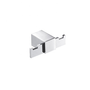 Juego de accesorios de baño de hotel de 6 piezas OEM/ODM estantes de vidrio de acero inoxidable soporte para toallero de baño - Product Image 5