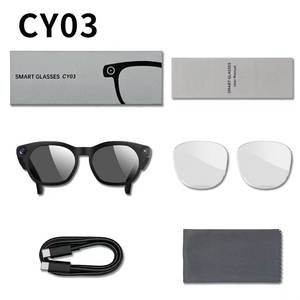 X CY03 AI <b>Smart</b> Glasses 8MP IMX219 <b>Camera</b> Real-Time Translation Live Streaming Dual Mic ENC Noise Reduction <b>WiFi</b> - Product Image 2
