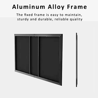 Écran de projection ALR Fresnel HEYU Aura Series 150 pouces pour projecteur laser à ultra courte focale, écran à cadre fixe 16:9 8K UHD