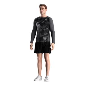 Camiseta Deportiva de Manga Larga para Hombre con Protección Solar y Tejido Refrigerante para Surf, Natación y Uso al Aire Libre - Product Image 2