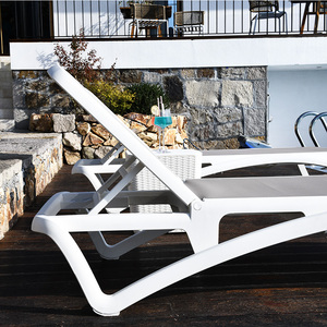 En plastique Lit de Plage Mobilier D'<span class=keywords><strong>extérieur</strong></span> Moderne Piscine Plage Utiliser Chaise longue - Product Image 4