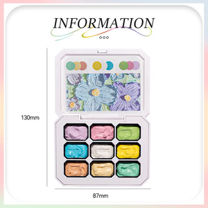 High Quality 9-color 9-grid <b>Rope</b> Skipping Board UV Carving Gel Set Professional DIY Salon Oil Painting Gel French Nail Products - Product Image 5