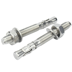 Bulloni di Ancoraggio a Espansione a Cuneo in Acciaio Inossidabile 304 316 M6 M8 M10 M12 M16 Tipo Vite A2 A4 Lunghi 50-200mm per Carichi Pesanti - Product Image 1