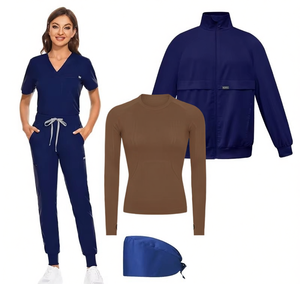 Nuovi Completi Divisa Ospedaliera 2025 per Infermieri e Infermiere: Set Camice e Pantaloni Medici all'Ingrosso per Uomo e <span class=keywords><strong>Donna</strong></span> - Product Image 2