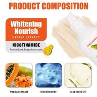 Crème Corporelle Éclaircissante et Hydratante Bio à la Papaye, Parfumée, OEM Thaïlande, Vente en Gros