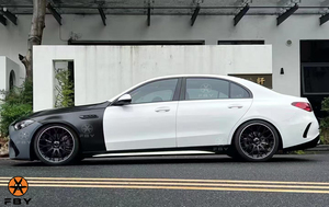 Parachoques delantero de alta calidad, montaje de parachoques trasero, piezas de coche para <span class=keywords><strong>Mercedes</strong></span> Benz Clase C W206, actualización a W206 C63 - Product Image 4