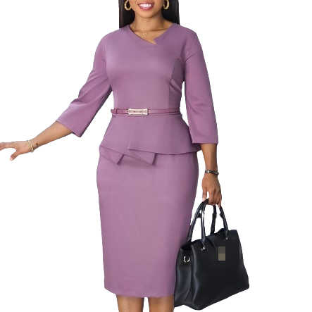 Robe De Fête Femme Cicy Bell - Manches Longues, Col Carré, Taille Froncée, Ourlet Volants - Taille Ajustée, Pour Soirée, Club, événement