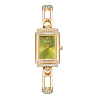 Montre-bracelet élégante pour femme, style français, à quartz Chenlong, cadran rectangulaire, bracelet en alliage, fermoir bijou, affichage à aiguilles, 10m