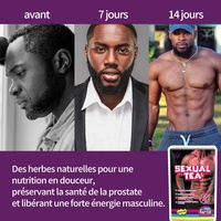Vente en gros - Thé énergétique à la maca pour hommes - Thé pour la prostate - Thé fortifiant pour la sexualité