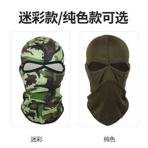 Cycling Mask Double Hole Windproof Face Cover Unisex All Seasons Outdoor Sport Headwear - Product Image 4