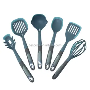 6 Stück in 1 Set individuelle Silikon-Küchenwerkzeuge Küchenzubehör Küche Küchenchef Koch Kochwerkzeuge