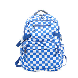 New export plaid <b>backpack</b> <b>large</b> capacity simple lightweight student schoolbag daily commute travel <b>backpack</b> - Product Image 1