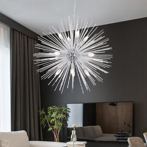 nordic creative romantic Restaurant Kitchen led Hanging Lamp <b>Dandelion</b> firework gold Chandeliers for dining room - Product Image 6