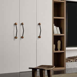 Maniglia in Ottone di Nuova Concezione per Mobili in Noce Nero Stile Retrò, per Cassetti di Cucina, Camera da Letto o Armadio - Product Image 5