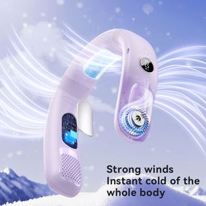Cuello Recargable 360 °   Ventilador Personal de Larga Duración con Diseño sin Aspas y Enfriamiento Envolvente para Interiores y Exteriores - Product Image 4