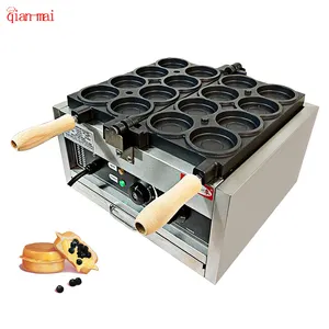 Máquina profesional para hacer crepes y panqueques, máquina eléctrica de alta calidad para pastel de frijol rojo de Taiwán, máquina para hacer pasteles con ruedas