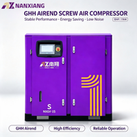 Kompresor Udara Sekrup Rotary Nanxiang 75KW 100HP 13Bar 512CFM PM VSD dengan GHH Air End untuk Pemotongan Laser