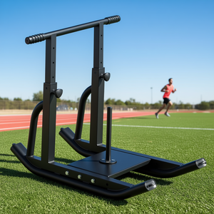 Trineo de fitness metálico de 1 y 2 pulgadas, herramienta de entrenamiento de velocidad y agilidad para pista y campo, equipo de ejercicio de empuje y tracción - Product Image 2