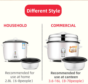 Olla Arrocera Comercial de Gran Capacidad para Cantina, Hotel, Fábrica, Hogar, Electrodoméstico de Cocina, 23L/28L/45L - Product Image 4