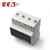Protecteur de tension monophasé 63A 80A 100A AVR avec affichage numérique 220V/380V industriel