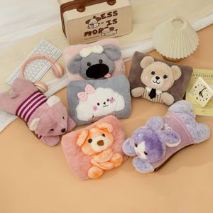 Housse en peluche amovible personnalisée pour bouillotte, motif dessin animé mignon, manchon chauffe-mains doux en peluche pour se réchauffer - Product Image 3