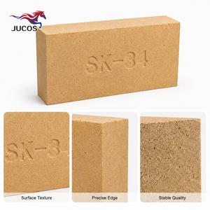 Brique réfractaire dense en argile réfractaire SK34, 42 % Al2O3, pour four à pizza, foyer, dôme, maçonnerie, revêtement de four, fournisseur - Product Image 2