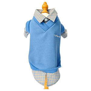 Özelleştirilmiş köpek giyim ve yelek çok renkli klasik Pet giyim ilkbahar sonbahar yeni stil ceket gömlek köpek yelek sevimli kedi bez - Product Image 3