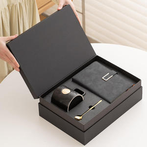 Cadeaux promotionnels avec logo, tasse en papier faite à la main, carnet imprimé en sérigraphie, cadeau d'entreprise haut de gamme plaqué - Product Image 1