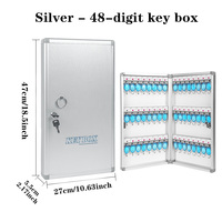 Boîte de gestion des clés portable en aluminium pour usage commercial