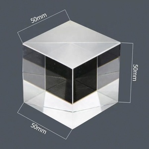 China Factory Optical Glass Bk7/k9 Cube Dichroic Dispersion Optical Beam Splitter Prism For Projector Spectrometer Experiment - Product Image 3
