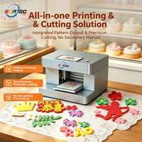 Impresora de Corte Automático de Fondant Suntec STF-A5P, Máquina de Impresión y Corte para Decoración de Pasteles, para Pastelería y Repostería