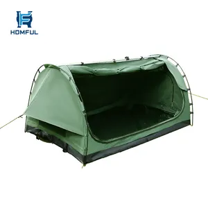 HOMFUL-tienda de campaña de algodón para múltiples personas, carpa familiar de lujo para exteriores, grande, doble banda, venta al por mayor