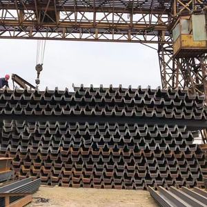 Penjualan Panas Struktur Baja Pelindung Q235 Lembaran Baja Tiang Pancang untuk Konstruksi Tiang Pancang Baja Bentuk <span class=keywords><strong>C</strong></span> - Product Image 1