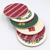 Sous-verres en carton écologique personnalisés, sous-verres absorbants en papier pour bière avec logo imprimé, sous-verres pour boissons en gros
